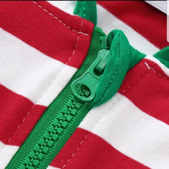 Christmas Hoodie baby bodysuit - Picture 3 of 4